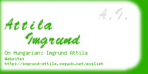 attila imgrund business card